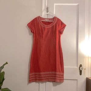 Boden Linen Lined Midi Dress